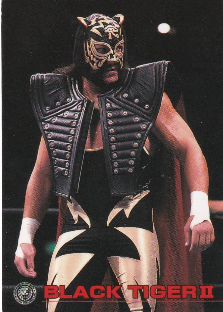 68 Black Tiger/Eddie Guerrero Bandai 1998 NJPW Wrestling card | eBay