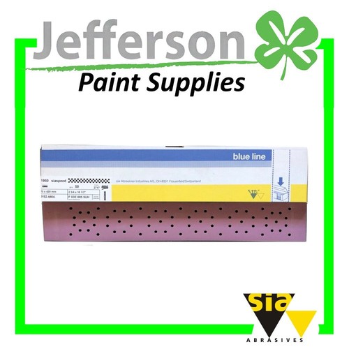 SIA Siaspeed P180 70 X 420mm 14 Hole Hook & Loop Speed File Paper - x50 ...