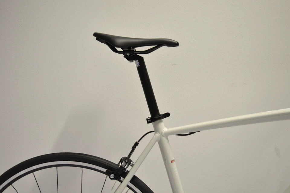 Neu Rennrad Speedbike Strassenrad  RH 50 54 58 Alu sehr leicht 700C  grau-weiß - Bild 4 von 4