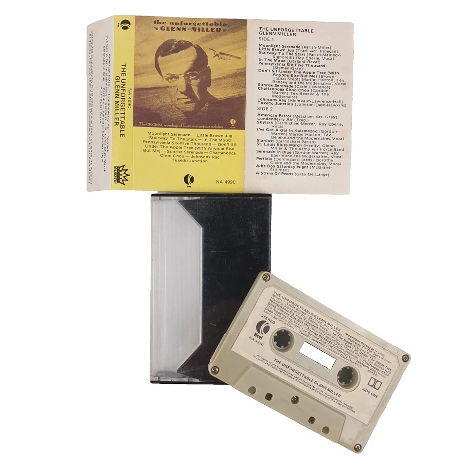 Glen Miller - The Unforgettable Glen Miller Cassette Tape, 1977, Jazz, Big Band - Image 3 of 3