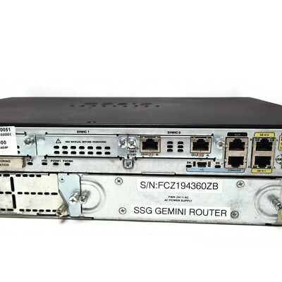 Cisco 2900 Series ISR Router Type Cisco2911/K9 V7.0. | eBay Cisco 2900 Series ISR Router Type Cisco2911/K9 V7.0. | eBay