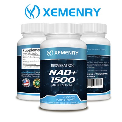 NAD+ 1500mg - Resveratrol, DNA Repair, Heart & Anti-aging Antioxidant Supplement