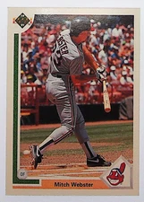 1991 Upper Deck - Mitch Webster #120