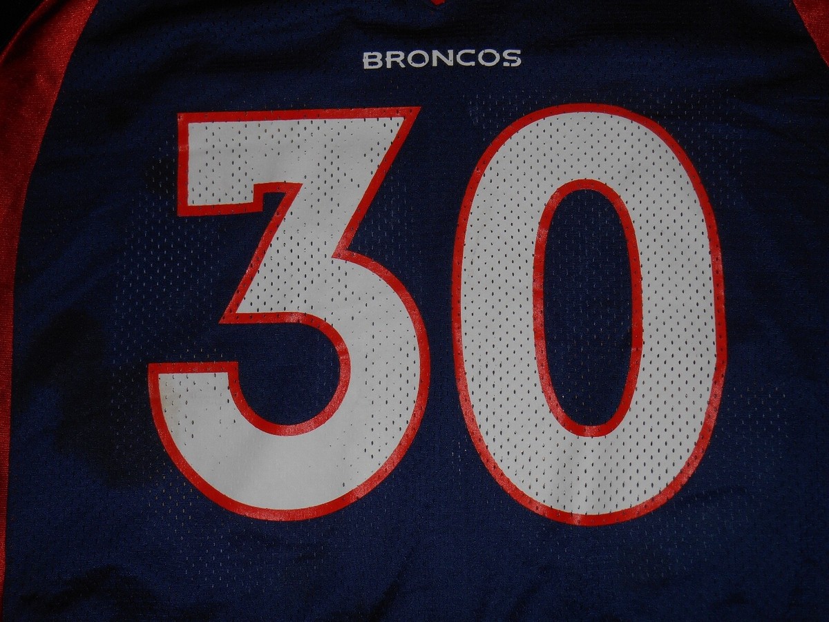 90s Nike White Tag Terrell Davis DENVER BRONCOS Mens NFL Team