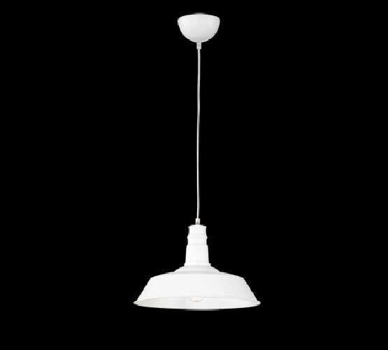 Lampada Sospensione Moderna E27 Pagoda Bianca 36cm Will GD Trio