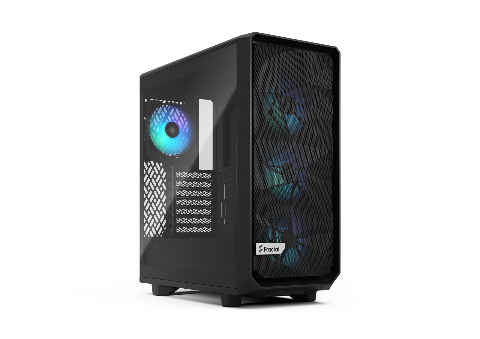 Fractal Design Meshify 2 Compact RGB Black TG Light Tint Gaming Gehuse 2719000₽