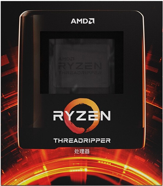 AMD Ryzen Threadripper 3990x CPU processor 64 cores 128 threads