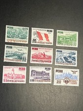 Peru stamp C94-102 MH