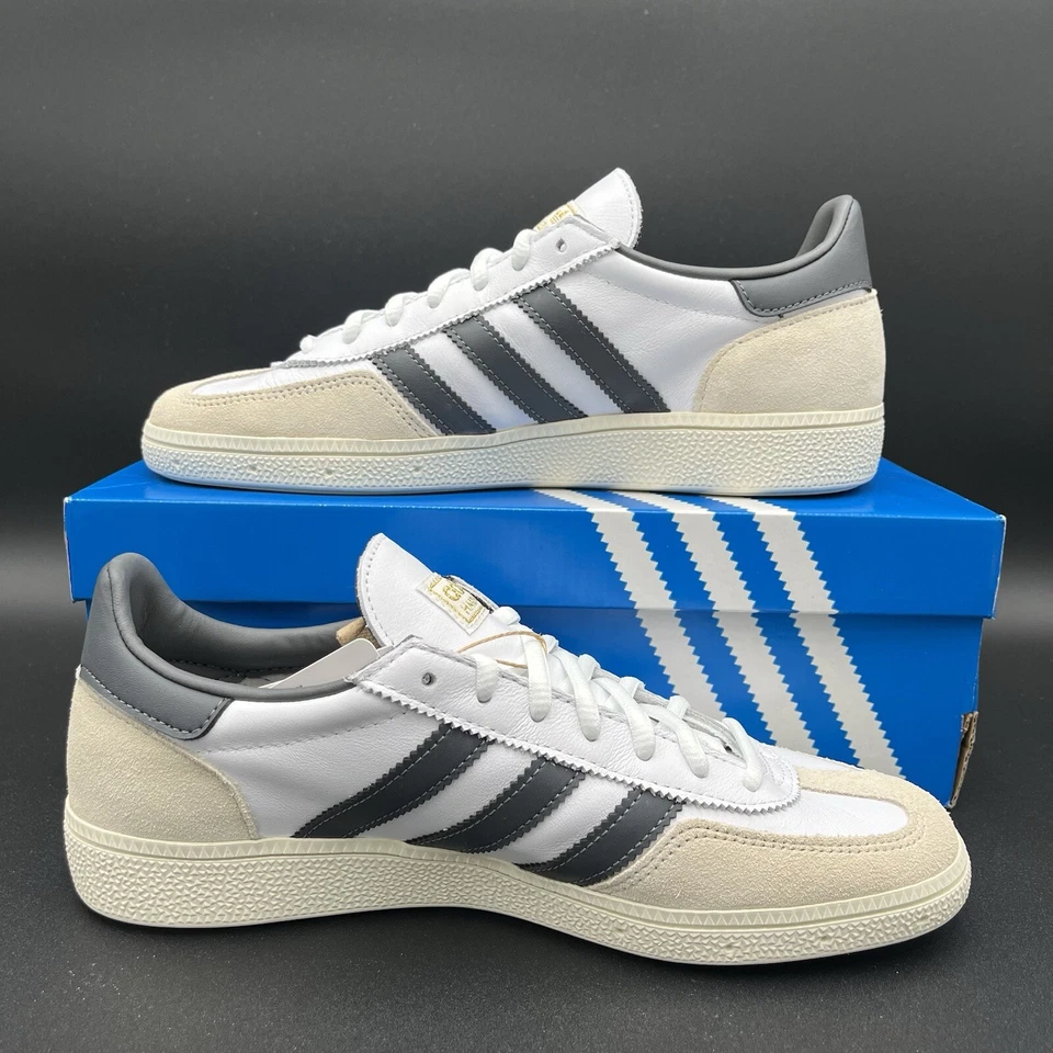 NEW Adidas Handball Spezial Men’s Sneakers Shoes White Grey IF3741 Size 7.5 - Image 2 of 4