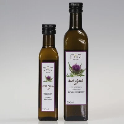 OL'VITA Milk Thistle Oil cold-pressed and crude Ol’Vita, Olej z ostropestu
