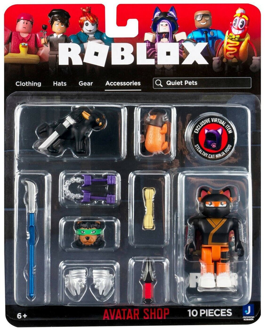 Roblox Avatar Shop Quiet Pets Action Figure