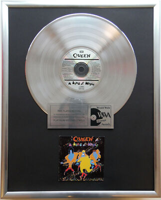 Queen A Kind of Magic original CD/Cover +12'' gerahmt goldene Schallplatte