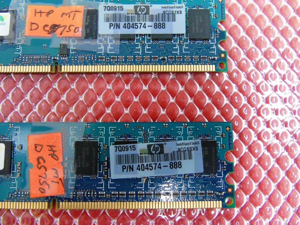HP DC5750 2GB (2 X 1GB) DDR2 800MHZ PC2-6400 Desktop Memory - HMP112U6EFR8C-S6 - Image 2 of 4