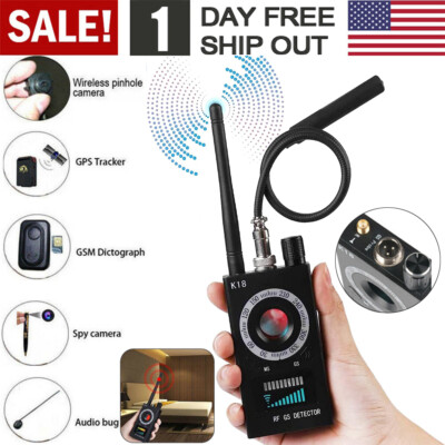 Anti-Spy RF Signal Detector Hidden Camera Bug Finder GSM Audio Tracker Scan