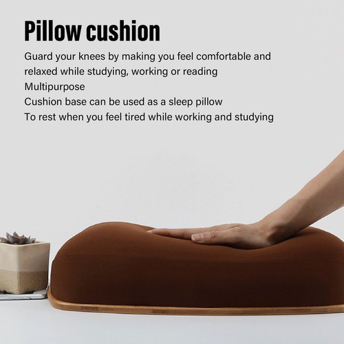 Escritorio para computadora portátil de madera de bambú para computadora portátil de hasta 15,6 pulgadas con almohada ajuste de cushi - Imagen 17 de 24