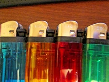 4 NEW NEON BRAND DISPOSABLE FREE SHIPPING💜CIGARETTE LIGHTERS Classic STYLE