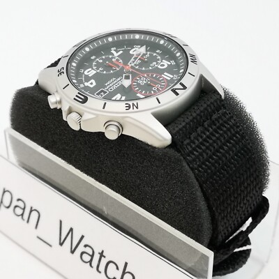 SEIKO SND399P SND399P1 Black Chronograph 100m Men's Watch New in