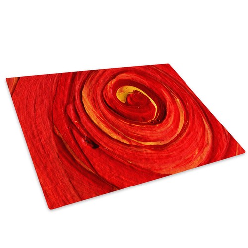 Red Yellow Orange Glass Chopping Board Kitchen Worktop Saver Protector
