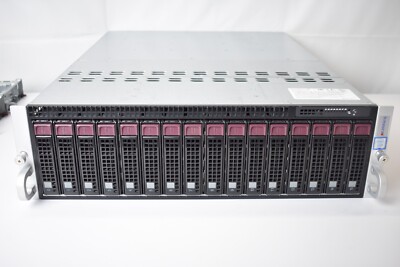 Supermicro MicroCloud SYS-5038MR-H8TRF 3U 8-Node Server, 8x10SRD-F, 8xE5-2603