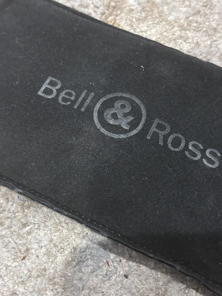 BELL & ROSS Watch Pouch logo Black felt brand new never used, dead stock - Image 2 of 4