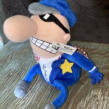 Sheriff With Baton Club Plush TriCor 7" Stuffed Toy -Cop Advertising NWT