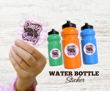 Classy with a Side of Sassy Sticker Vinyl Gift Water Bottle Laptop Decal