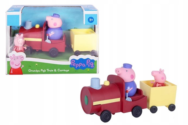 Peppa Wutz Opa Pig Zug Mit 2 Figuren-image