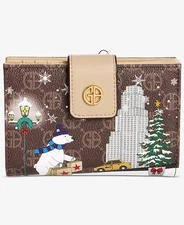 Macy's Exclusive! Giani Bernini Bears Indexer Wallet - Whimsical Winter Print