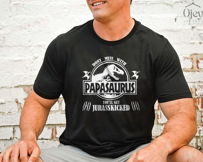 Papasaurus Shirt Fathers Day Gift Birthday Gift for Dad Dinosaur Shirt You 39 ll