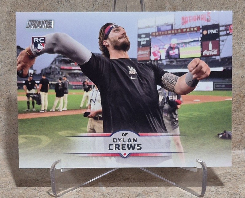 2025 TOPPS STADIUM CLUB DYLAN CREWS RC #102 WASHINGTON NATIONALS