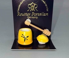 MINIATURE DOLLHOUSE 1:12 SCALE REUTTER HONEY JAR SET - 1.904/0