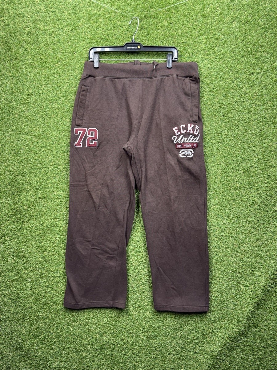 その他 ECKO UNLTD /PATCH ECKO LOGO SWEAT PANTS Ecko Unltd Sweatpants Mens XL Fleece Graphic Rhino Logo Spellout