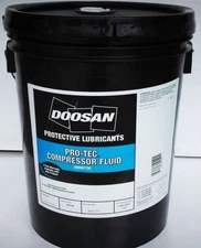 Doosan Protective Lubricants Pro-Tec Air Compressor Fluid Oil 5 Gallons 36899706