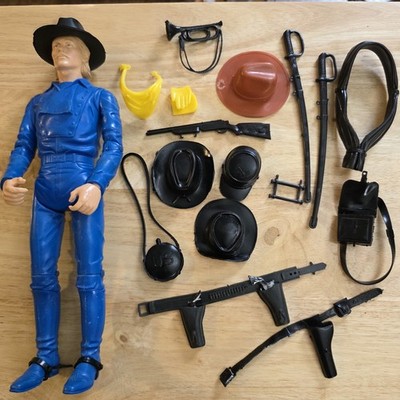 General CUSTER Figure Near Complete ACCESSORIES. 1866 (1967) MARX JOHNNY WEST