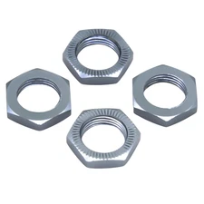 OZRC 17mm Wheel Hex Nuts Serrated Aluminium 7758 for RC 1/8 Arrma Grey