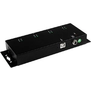 StarTech USB to Serial Adapter Hub - 4 Port - Industrial - Wall Mount - Din Rail - Image 4 of 4