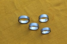 Damascus steel finger ring silver liner valentines family gift 12/10/9/7 size