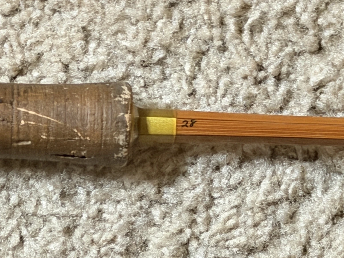 Phillipson Marcapasos Bambú Mosca Rod 8.5’ - 3 Piezas con Punta de Repuesto, Calcetín y Tubo