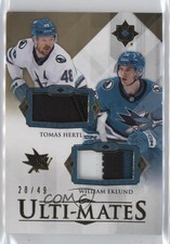 2023-24 Ultimate Collection Jersey 28/49 Tomas Hertl William Eklund Patch 0c3
