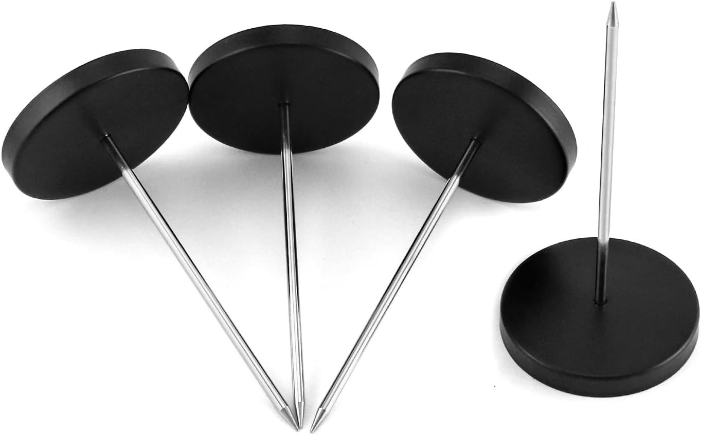 Desk Receipt Holder, 4 Pack Spike Stick Receipts Check Bill Fork Restaurant Chec