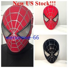 New in US  3D Spiderman Tobey Maguire Mask Adult 1:1 Wearable Headgear w/ Box