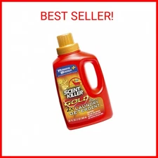 Scent Killer Gold Scent Free Laundry Detergent (32floz) for Hunting Gear w/ Powe