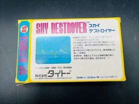 Nintendo SKY DESTROYER Famicom software TAITO