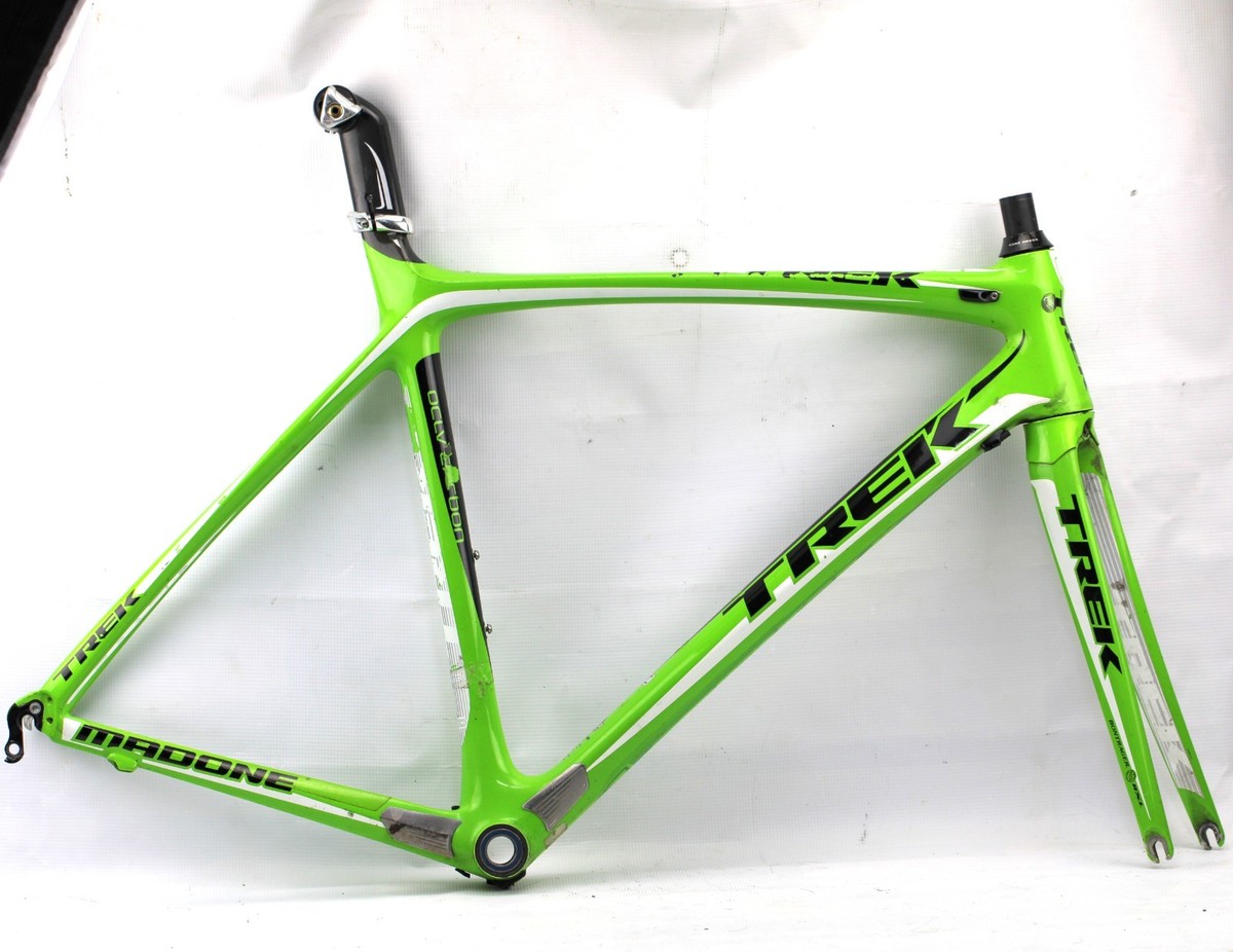 TREK MADONE PRO 5.2 FRAMESET Carbon Road Bike Green/White 2009