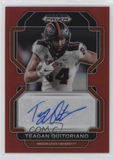 2023 Panini Prizm Draft Picks 2022 Update Red /199 Teagan Quitoriano Auto 00kr