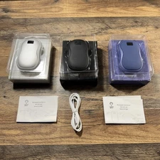 Living Glow Rechargeable Hand Warmer Heater Power Bank  Flashlight 3 Pack