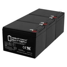 Mighty Max ML12-12 - 12 VOLT 12 AH SLA BATTERY F2 TERMINAL - PACK OF 3