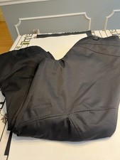 Obermeyer Black Ski Pant Snow Winter Goretex Adjustable Waist Women s Sz 18