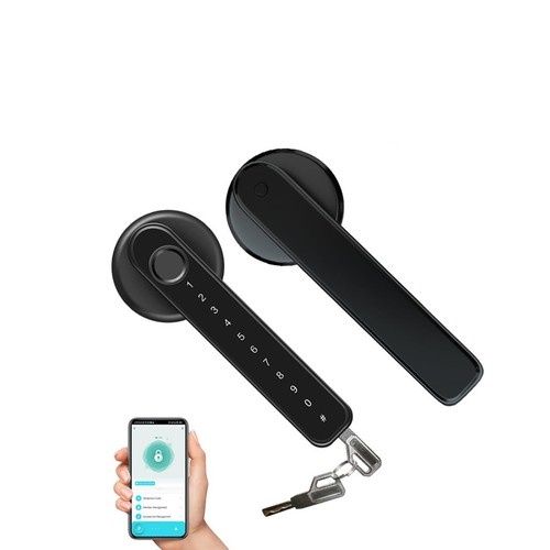 Fingerprint Smart Door Lock with Keypad Handle for Home, Apartment, Office, F...