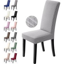 Stuhlhussen 4er Set Elastisch Bezug Stretch Husse Stuhlüberzug Esszimmer Hotel